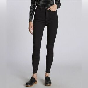 Everlane Black High-Waisted Skinny Pants